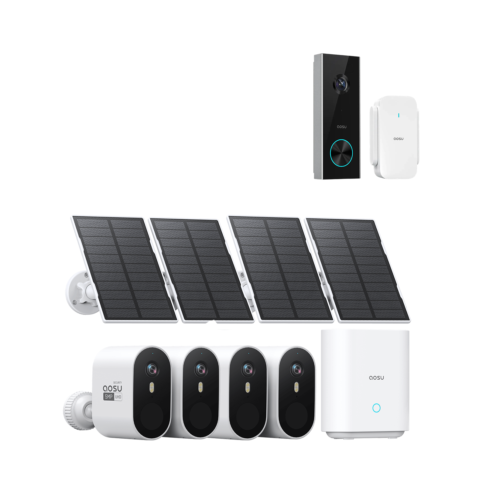 SolarCam System Max + Video Doorbell Ultra - aosu