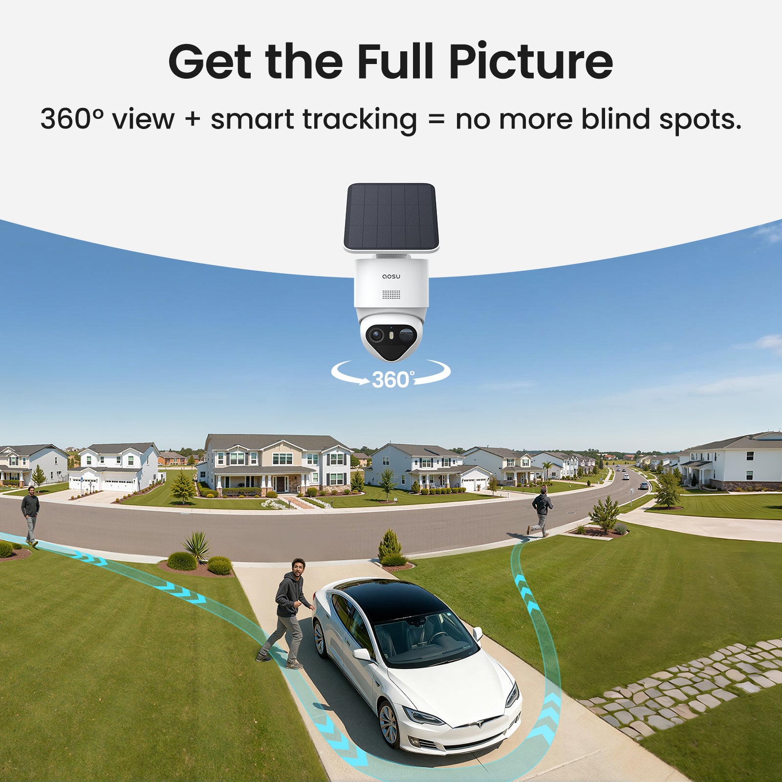aosu T2 Ultra + Video Doorbell Pro + Floodlight Cam Pro + IndoorCam P1 Pro