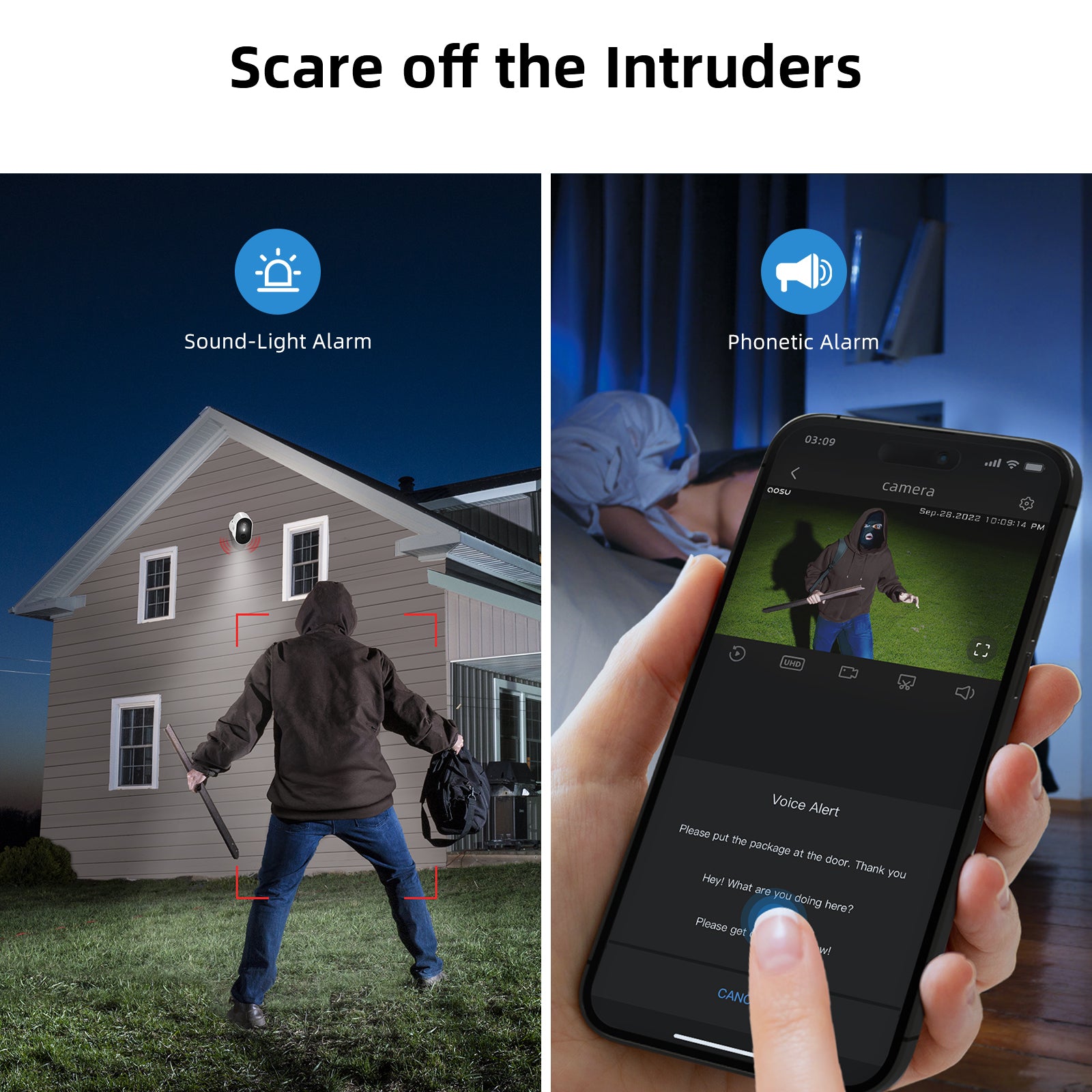 Scare off the Intruders
