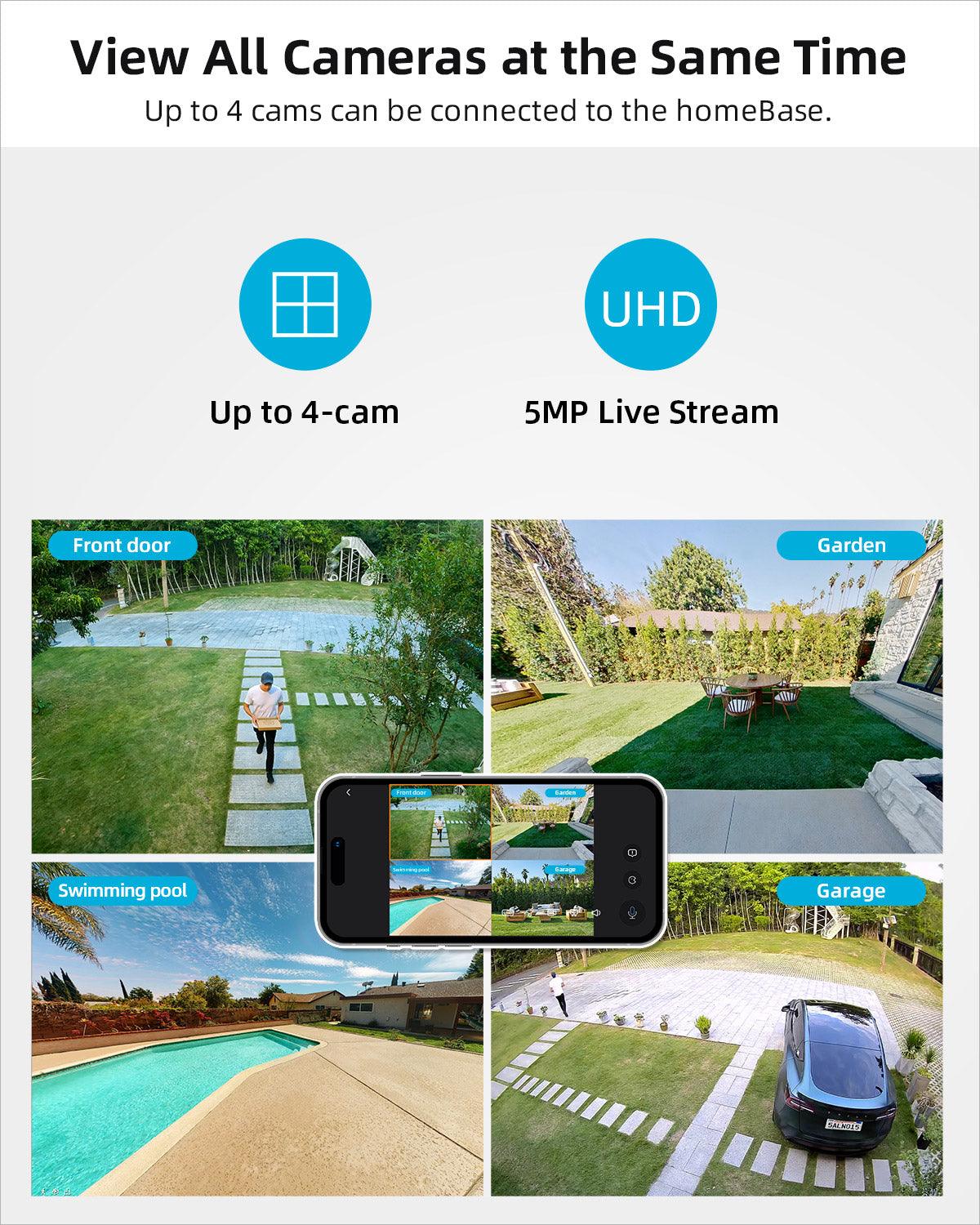 view all cameras at the same time