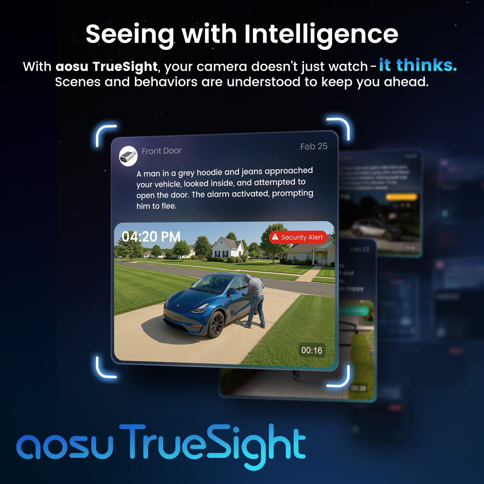 4K SolarCam P1 Max with aosuCortex System + Video Doorbell Pro + IndoorCam P1 Pro