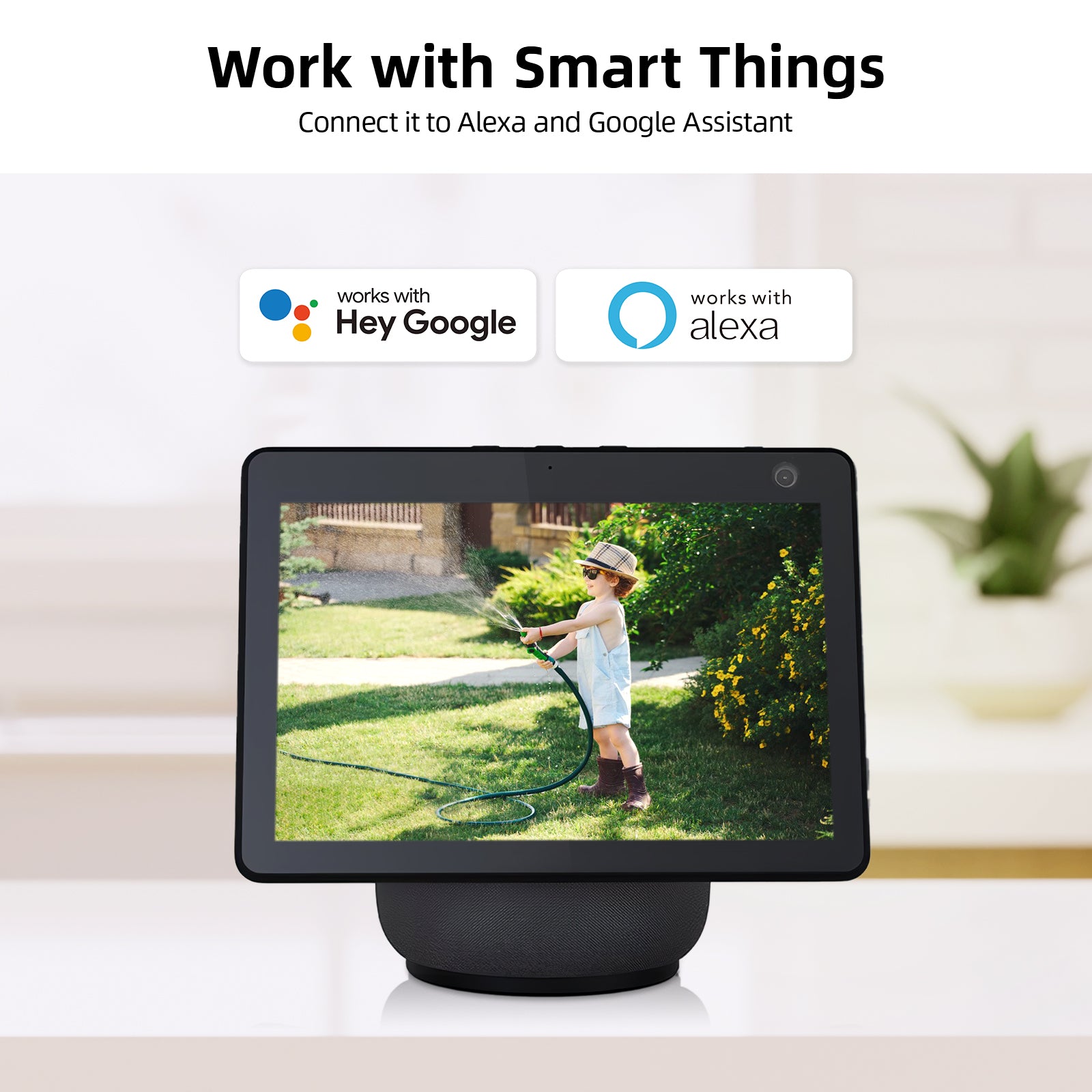 Work with Smart Things, connect it to Alexa and Google Assistant