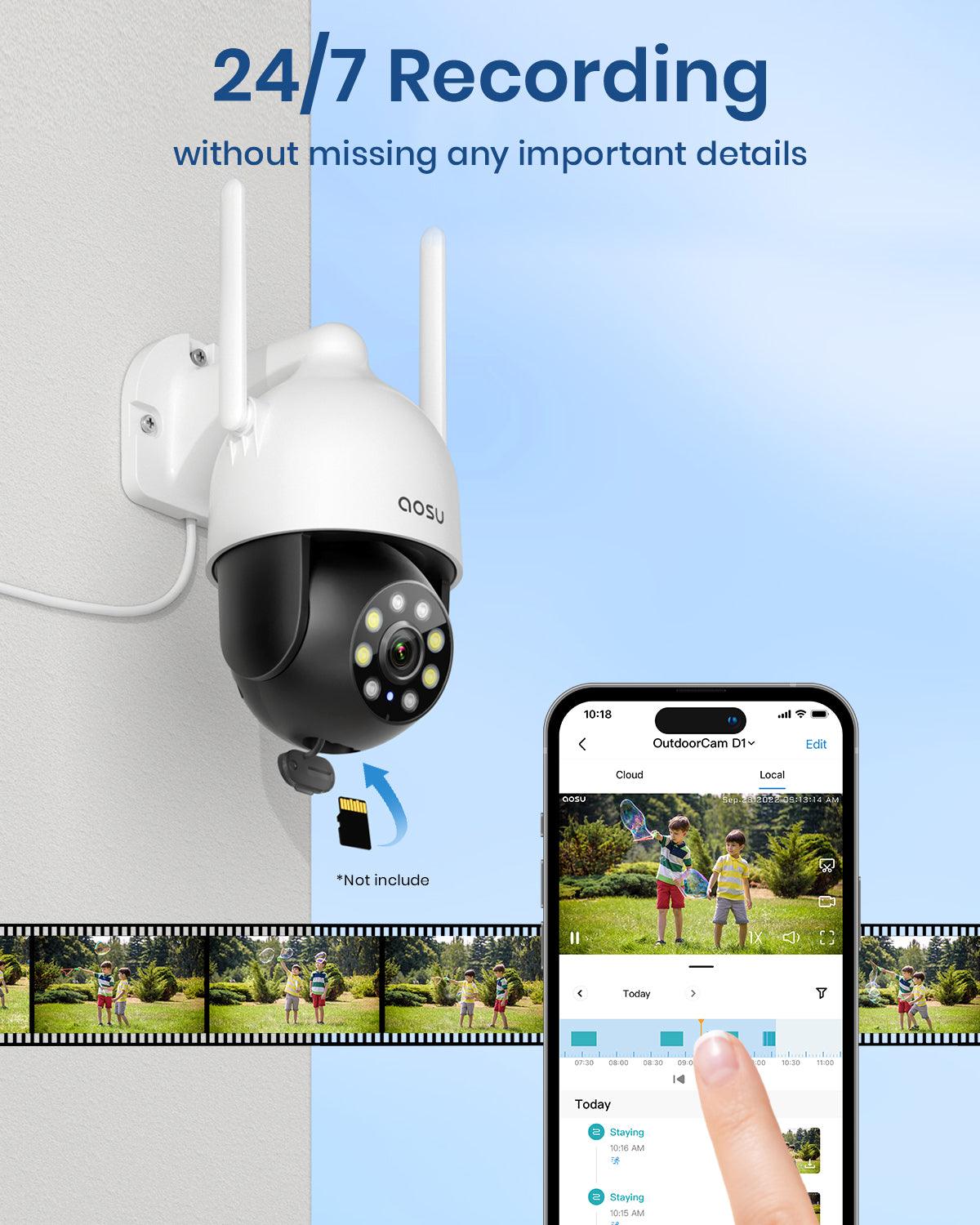 24/7 recording - without missing any important details