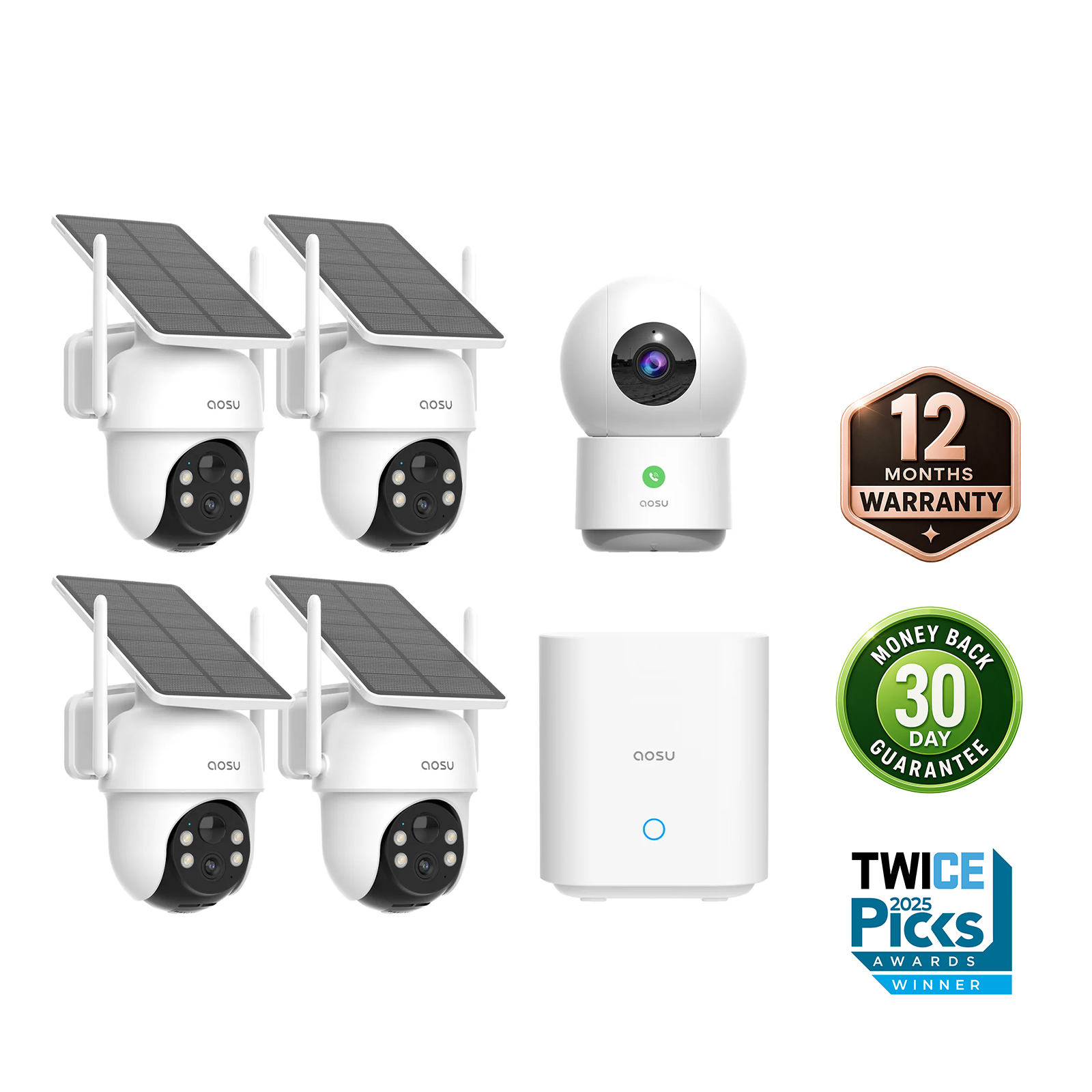 SolarCam D1 Classic Kit + IndoorCam P1 Pro