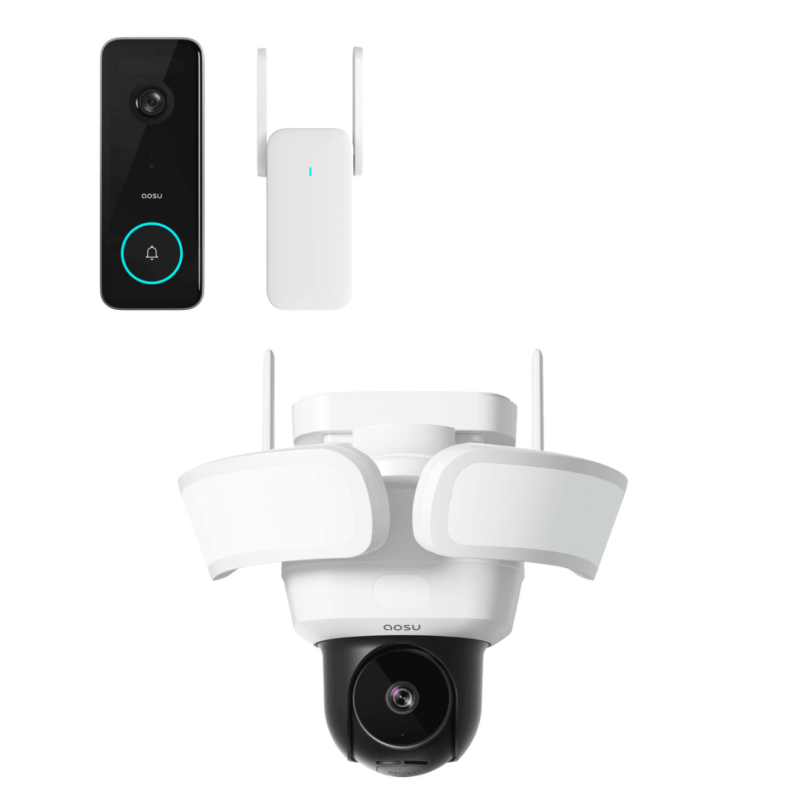 Floodlight Cam Pro + Video Doorbell Ultra - aosu