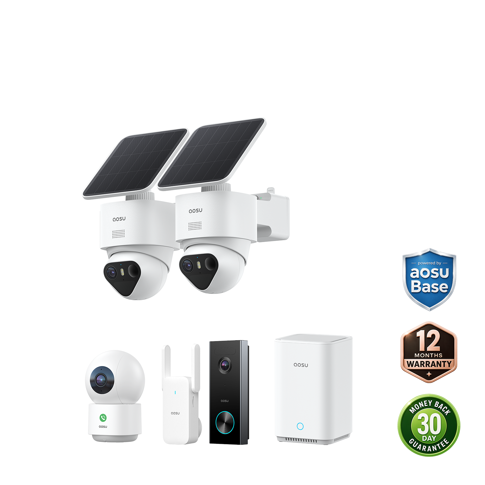 aosu T2 Ultra + Video Doorbell Pro + IndoorCam P1 Pro