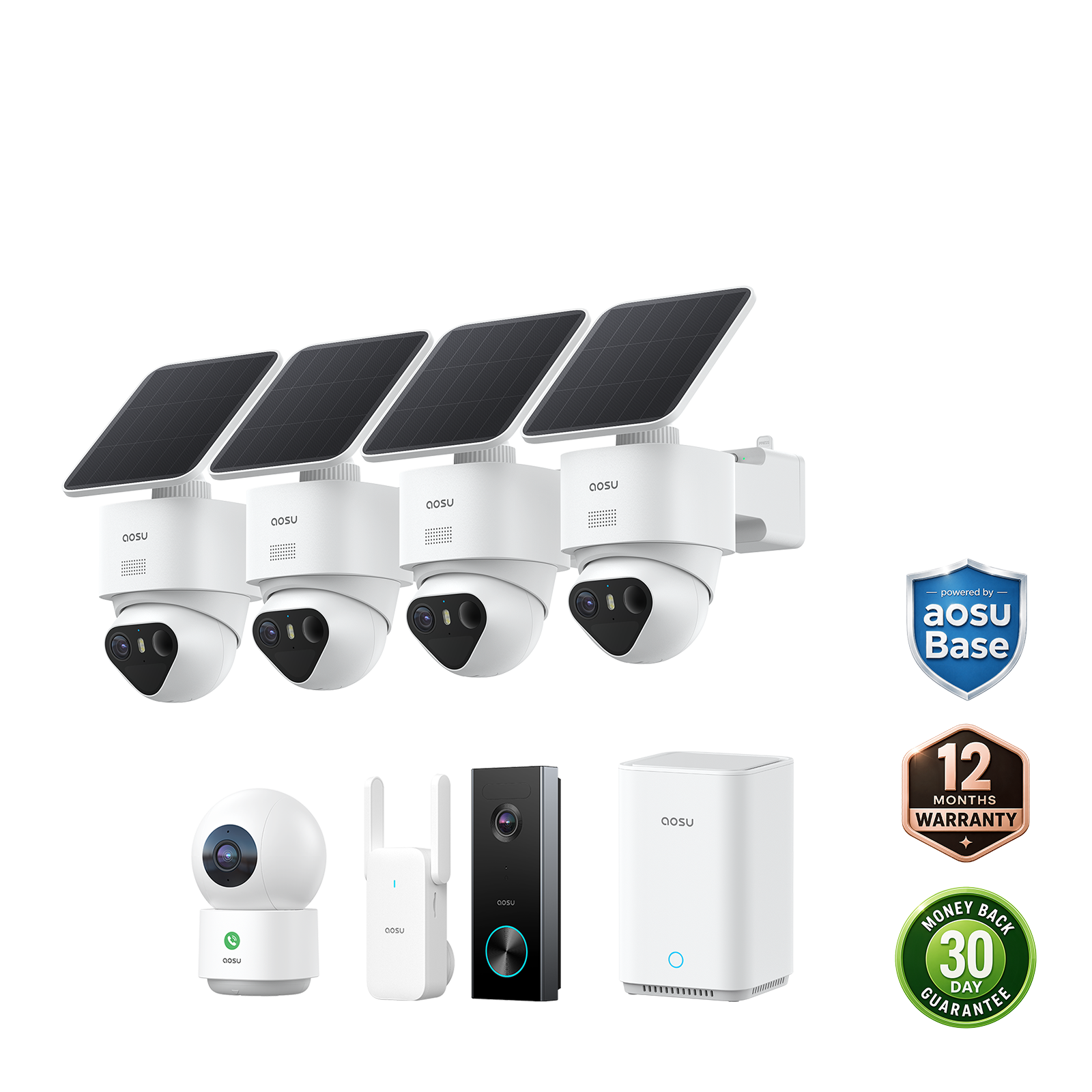 aosu T2 Ultra + Video Doorbell Pro + IndoorCam P1 Pro