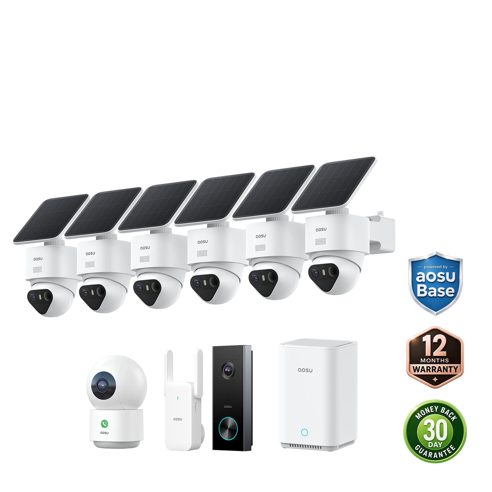 aosu T2 Ultra + Video Doorbell Pro + IndoorCam P1 Pro
