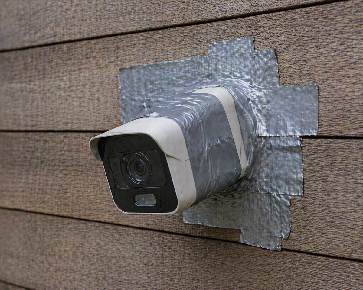 How to Mount a Security Camera Without a Drill