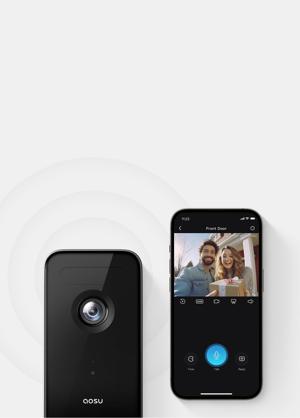 防犯カメラ AOSU Video Doorbell Ultra Aosu Video Doorbell Ultra Setup and Review - SmartHomeScene