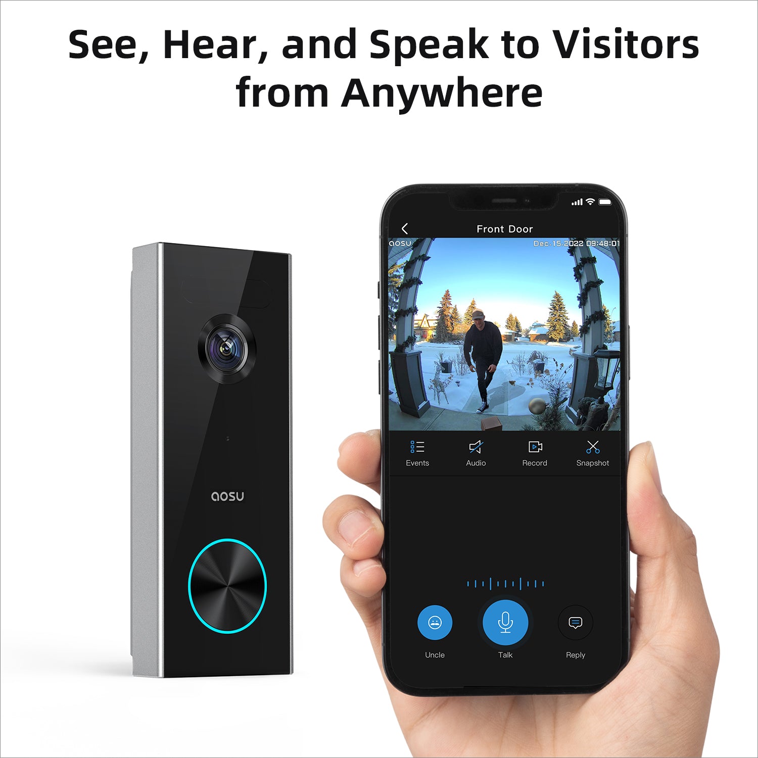 See, Hear, and Speak to Visitors from Anywhere