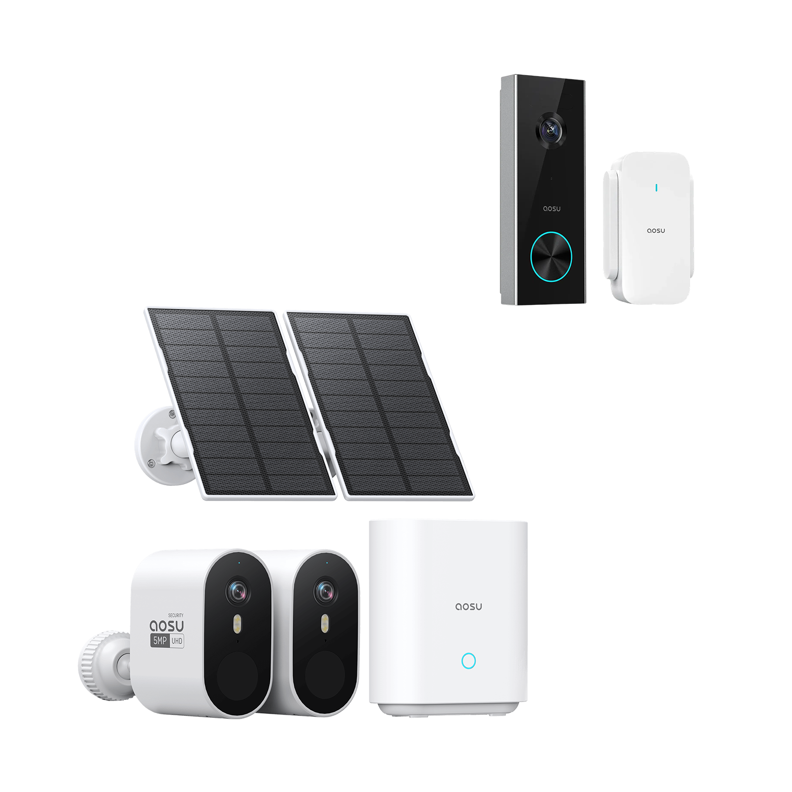SolarCam System Max + Video Doorbell Pro