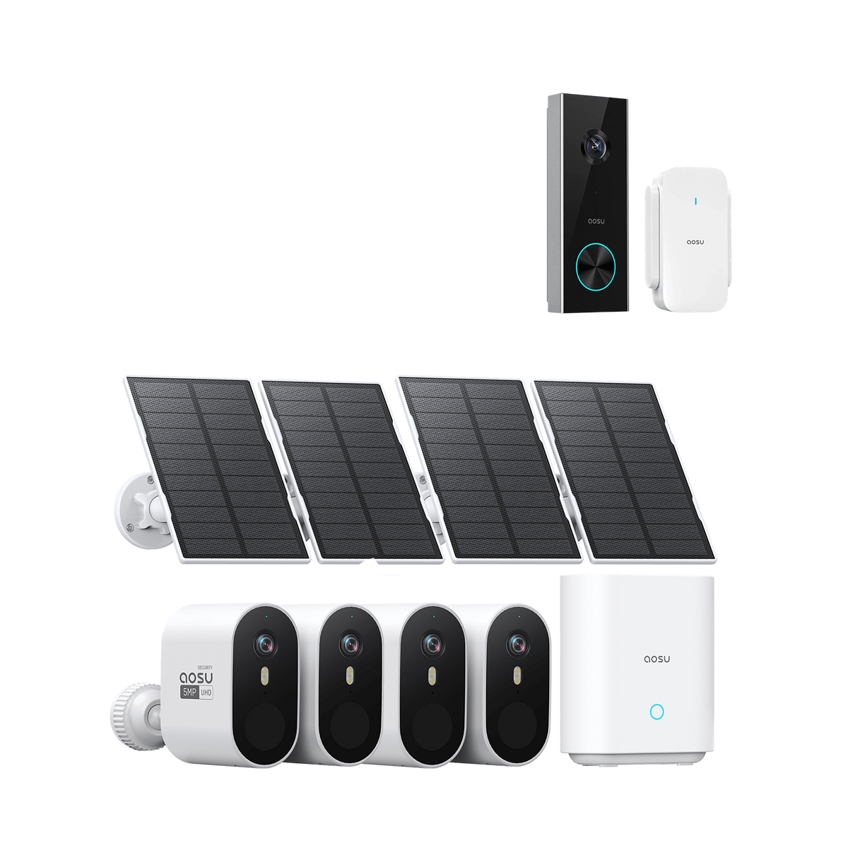 SolarCam System Max + Video Doorbell Ultra - aosu