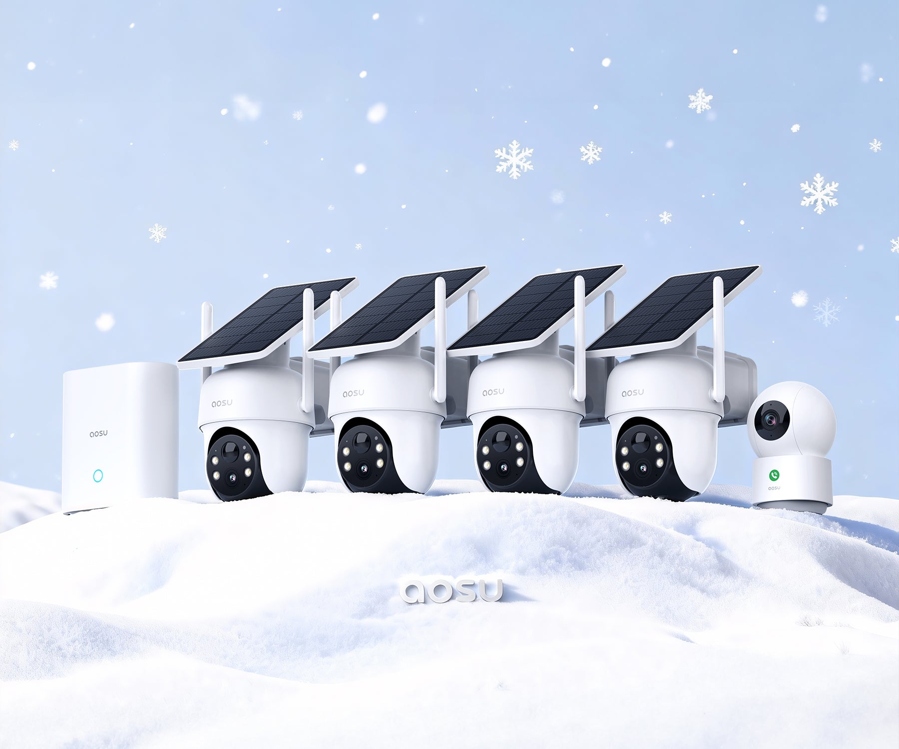 SolarCam D1 Classic Kit + IndoorCam P1 Pro