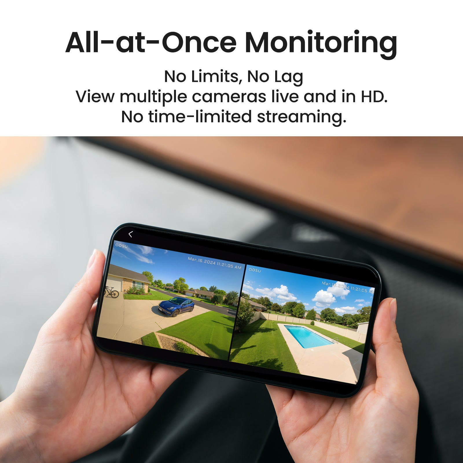 aosu T2 Ultra + Video Doorbell Pro + Floodlight Cam Pro + IndoorCam P1 Pro