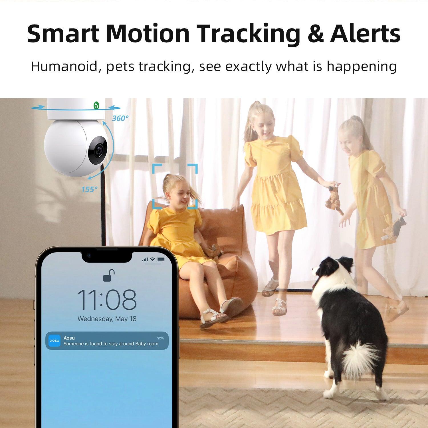 smart motion tracking & alerts