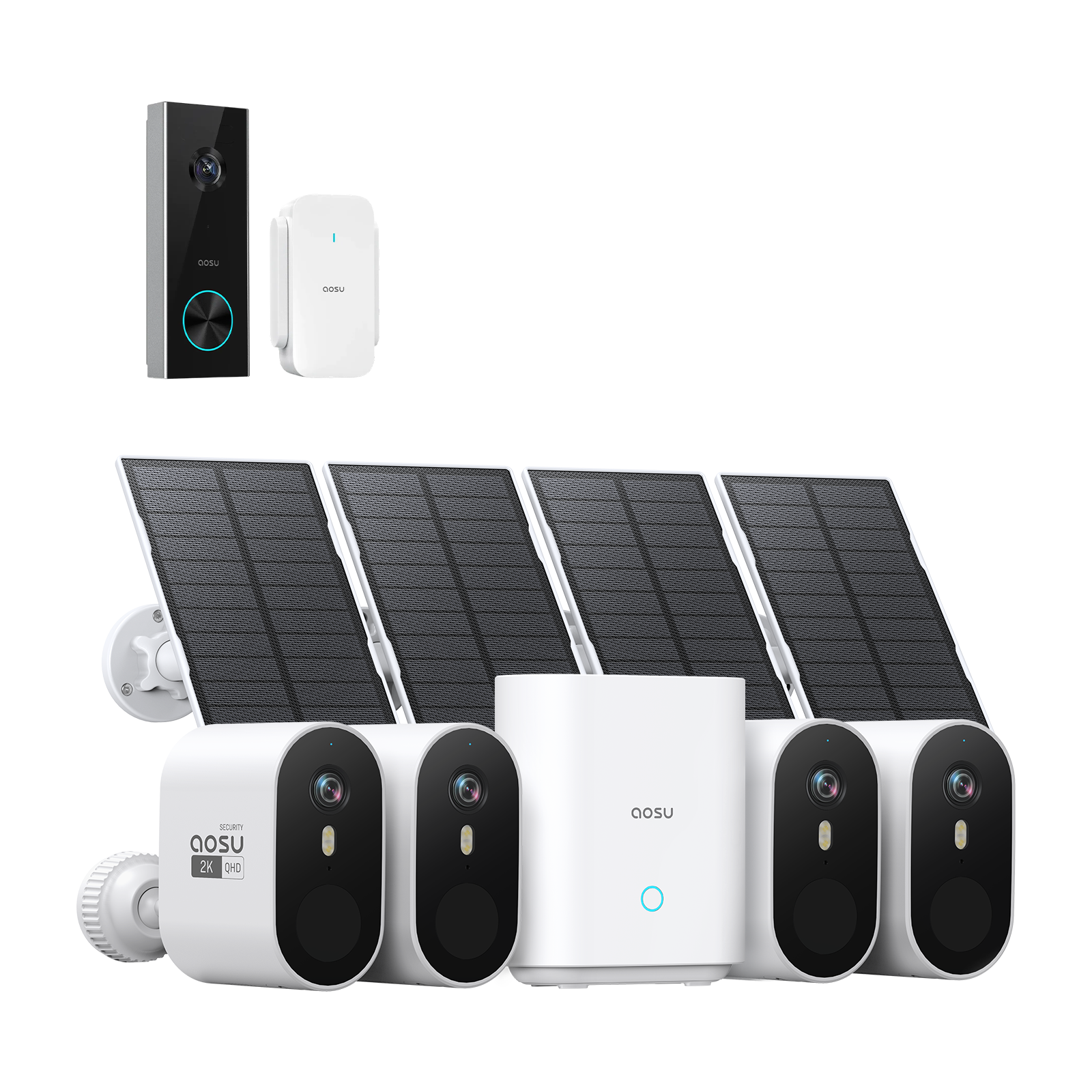 SolarCam System Max + Video Doorbell Pro