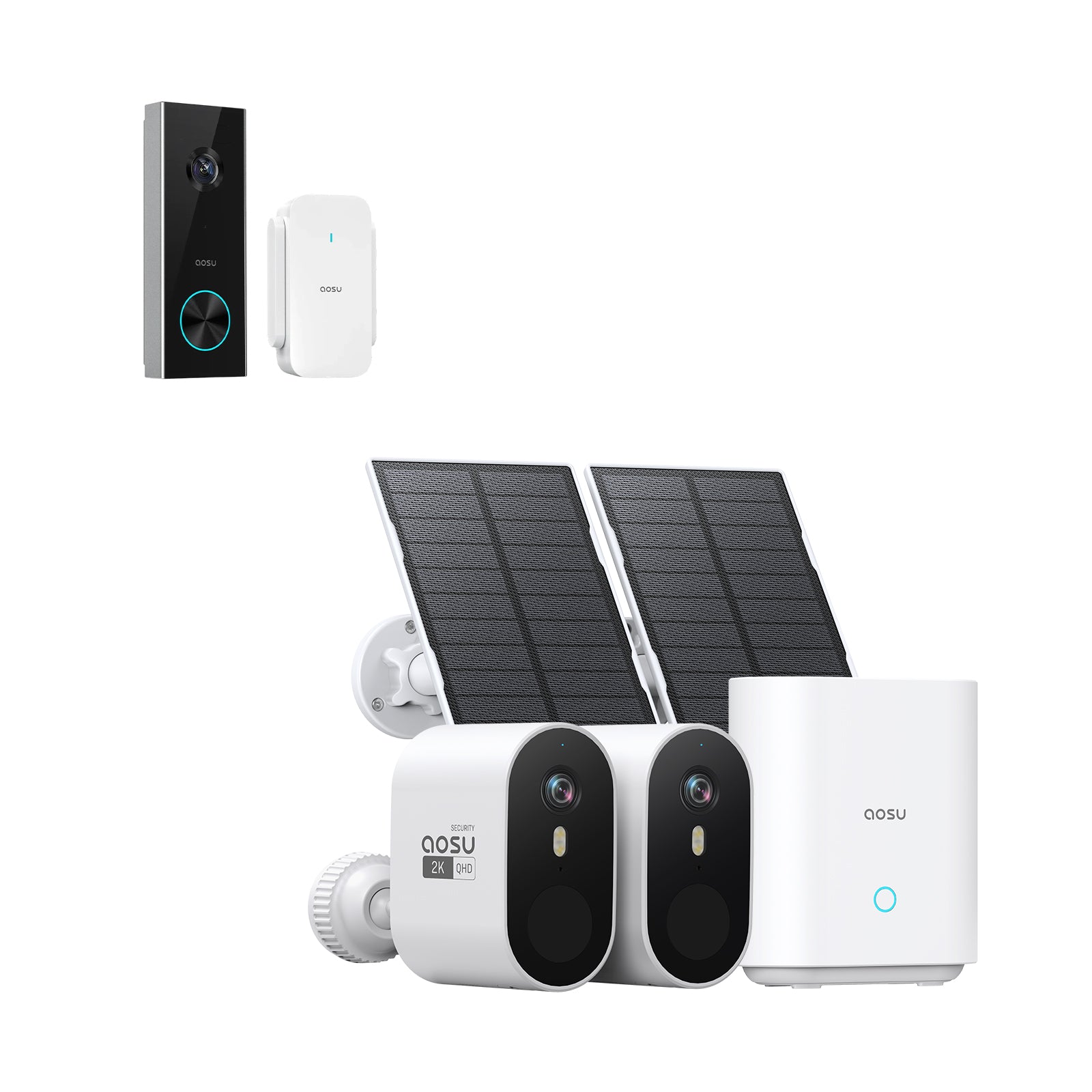 SolarCam System Pro + Video Doorbell Ultra - aosu