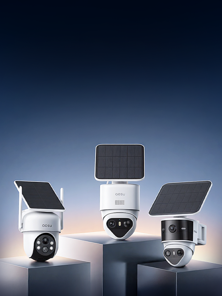 Solar Powered Security Cameras - aosu
