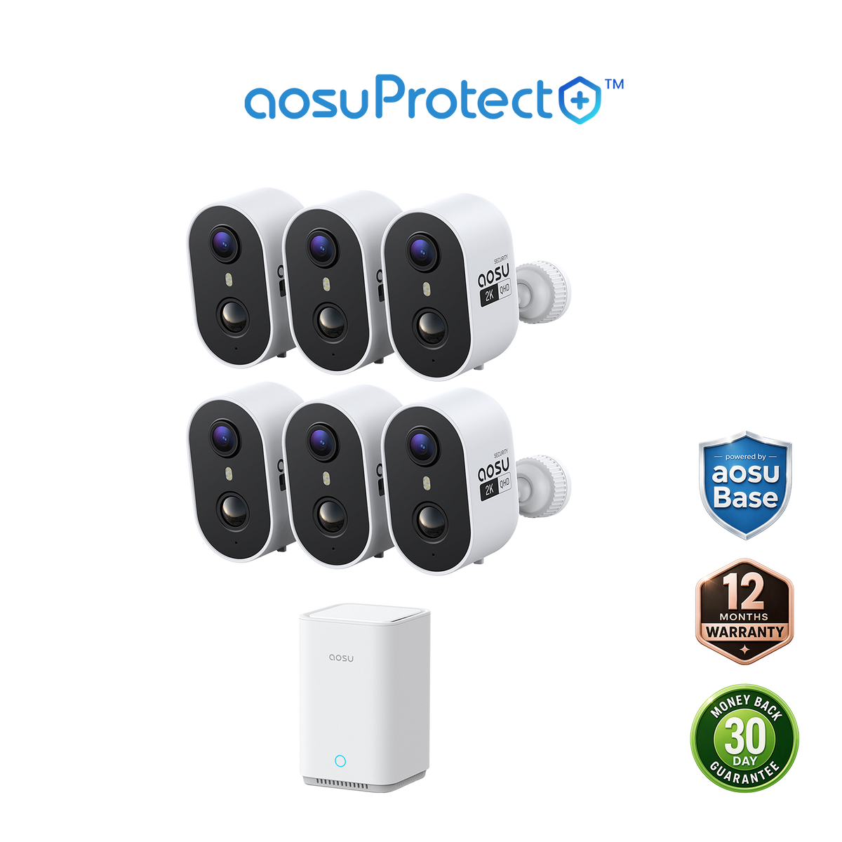 WirelessCam Security System with New aosuBase | aosu