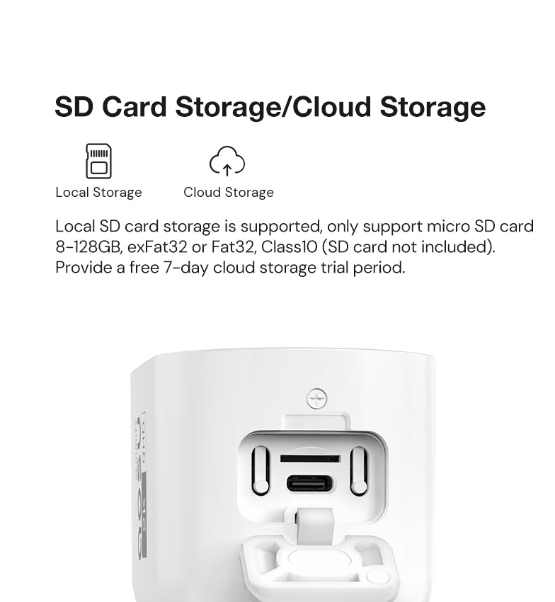 SD card storage/cloud storage