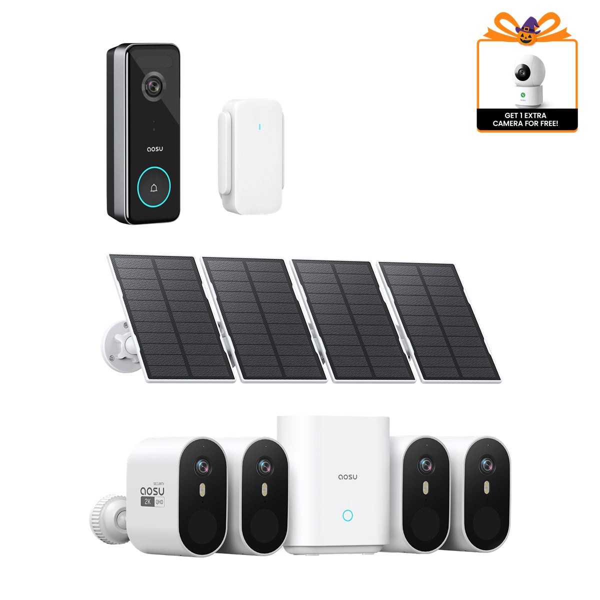 SolarCam System Pro + Video Doorbell Ultra