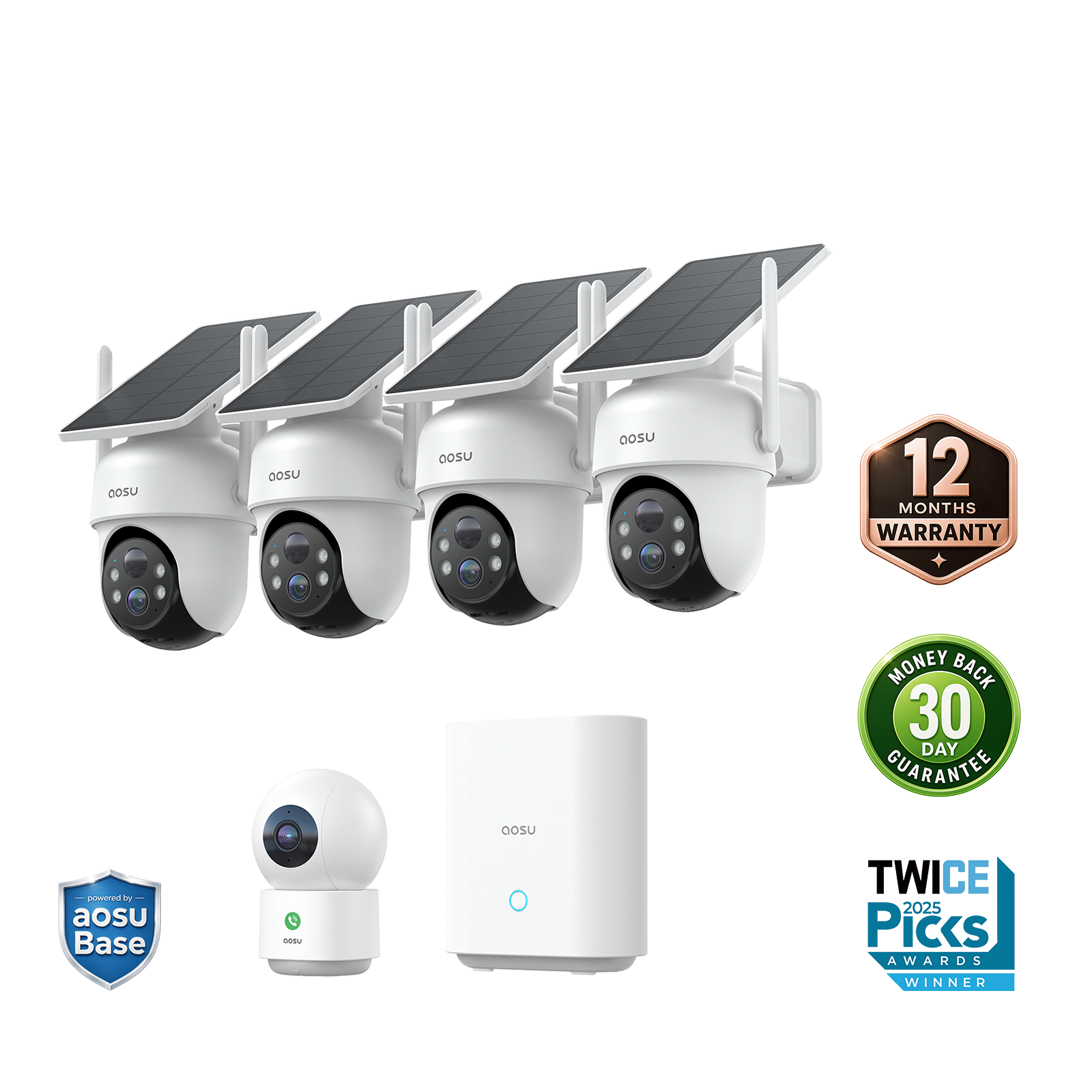 SolarCam D1 Classic Kit + IndoorCam P1 Pro
