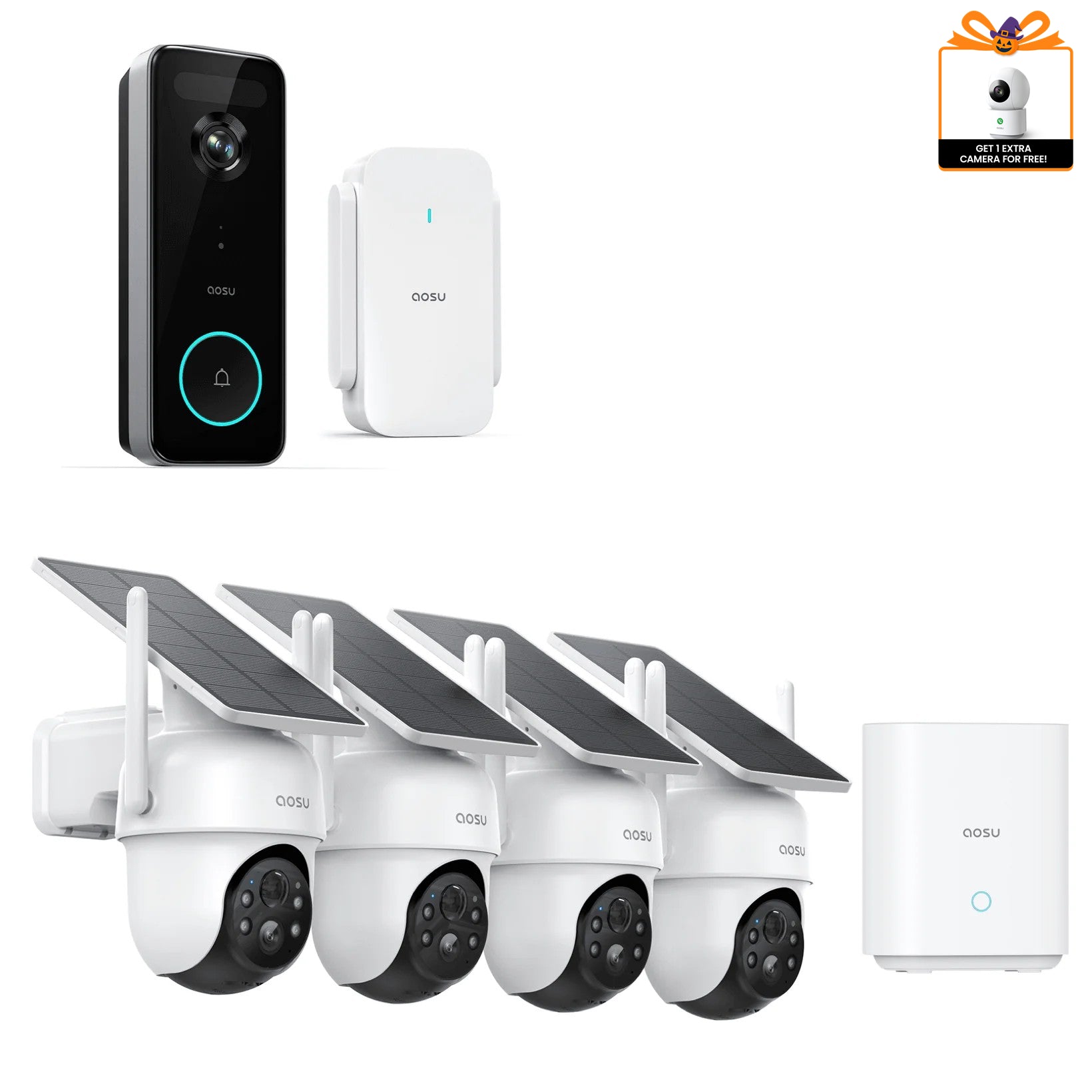 SolarCam D1 Classic Kit + Video Doorbell Ultra