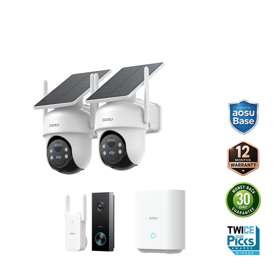 SolarCam D1 Classic Kit + Video Doorbell Pro