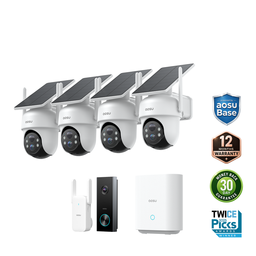 SolarCam D1 Classic Kit + Video Doorbell Pro