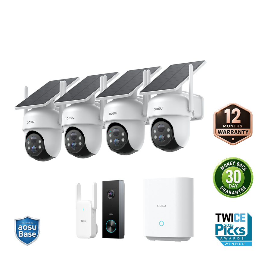 SolarCam D1 Classic Kit + Video Doorbell Pro