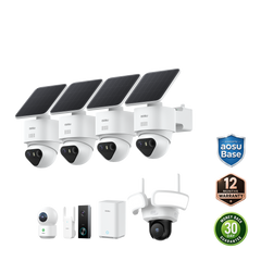 aosu T2 Ultra + Video Doorbell Pro + Floodlight Cam Pro + IndoorCam P1 Pro