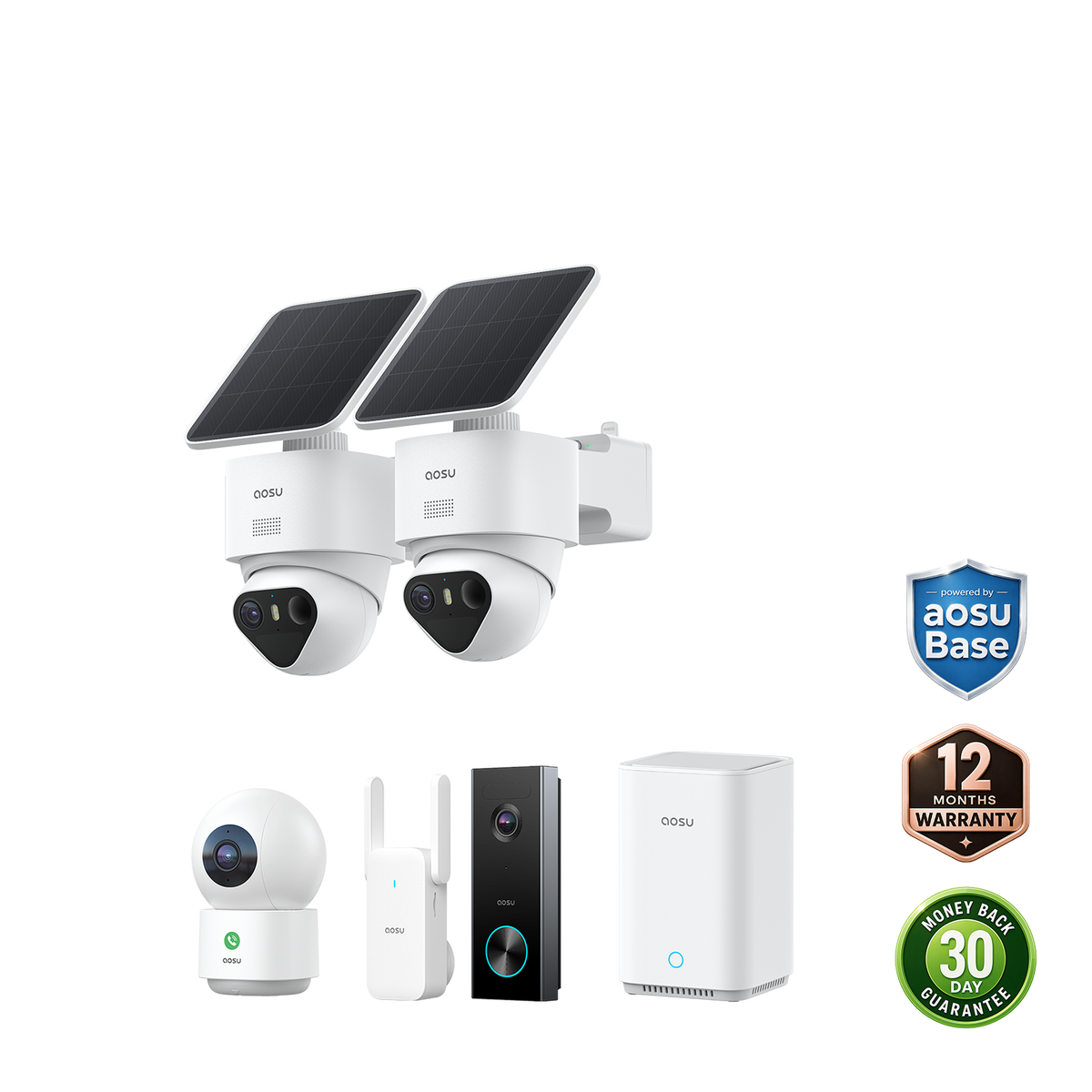 aosu T2 Ultra + Video Doorbell Pro + IndoorCam P1 Pro