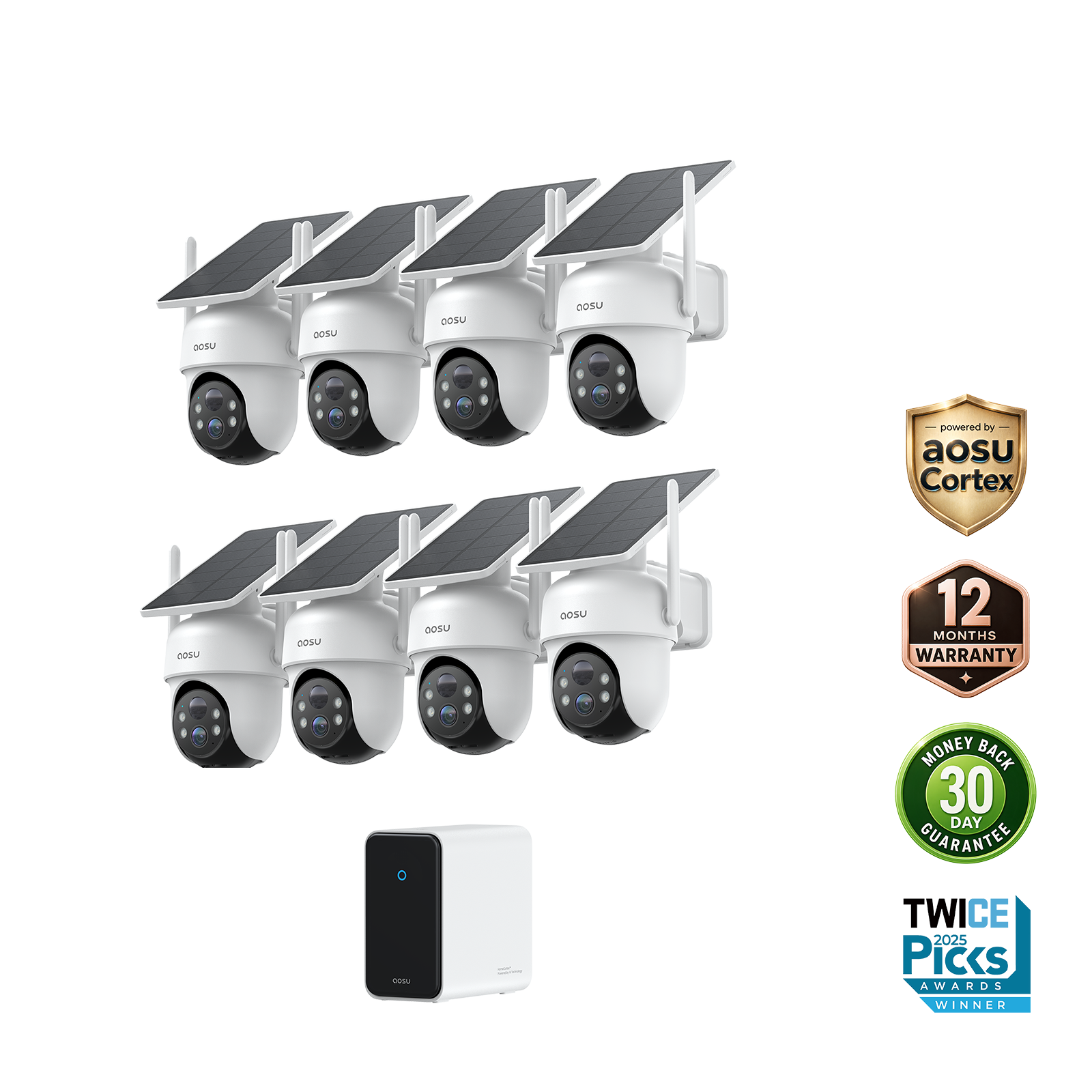 SolarCam D1 Classic 8-Cam with aosuCortex System